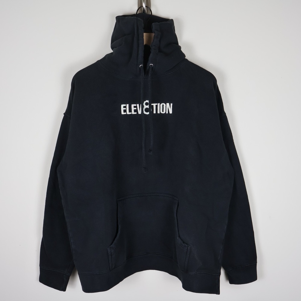 Elev8tion Fitness Miami Florida Pullover Hoodie Black‎ Size 2XL 27x26.5